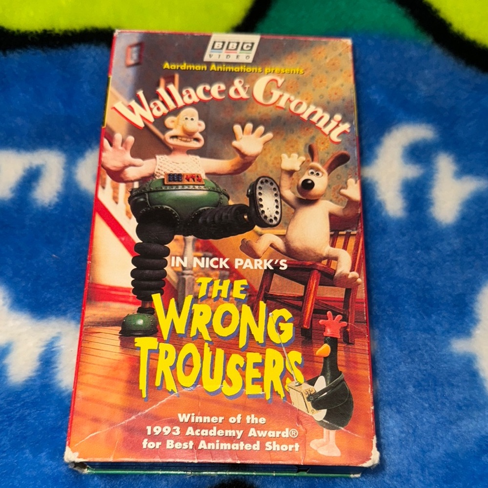 Wallace & Gromit The Wrong Trousers VHS